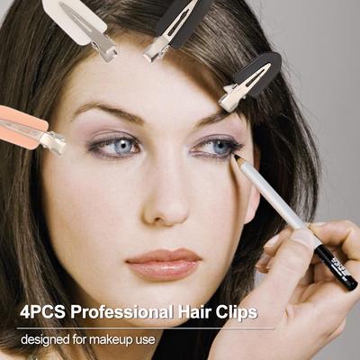 Professional Hair Clips No Crease Metal Hair Pins Clamps Snap Barrettes for