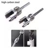 For 1/2 DN15 3/4 DN20 Plumbing Integrated Water Pipe Thread Opener PPR Thread Repair Tool Electric Drill Pipe Threading Device