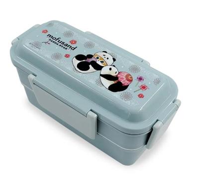 Mofusand Four Point Locking Two Ter Lunch Box ( Panda Nyan ) Japan NEW