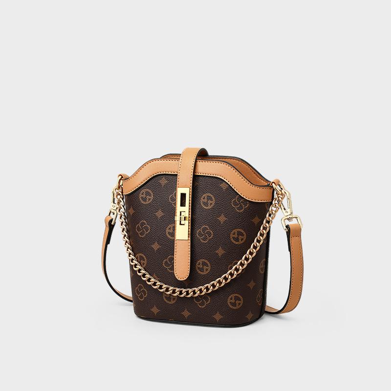 New Bucket Bag Autumn and Winter Crossbody Bag Small Bag High-end Single-shoulder Chain Bag Women's Bag