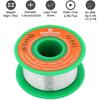 Lead-Free Solder Wire Rosin Core Flux 0.8mm Electric Solder Fine Sn99 Ag0.3 Cu0.7 Flow 0.032in 0.11lb No Lead for Electronics Soldering Unlead 50g