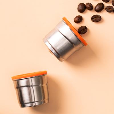Stainless Steel Coffee Capsule Refillable Coffee Capsules Espresso Capsules Compatible with  Coffee Machine