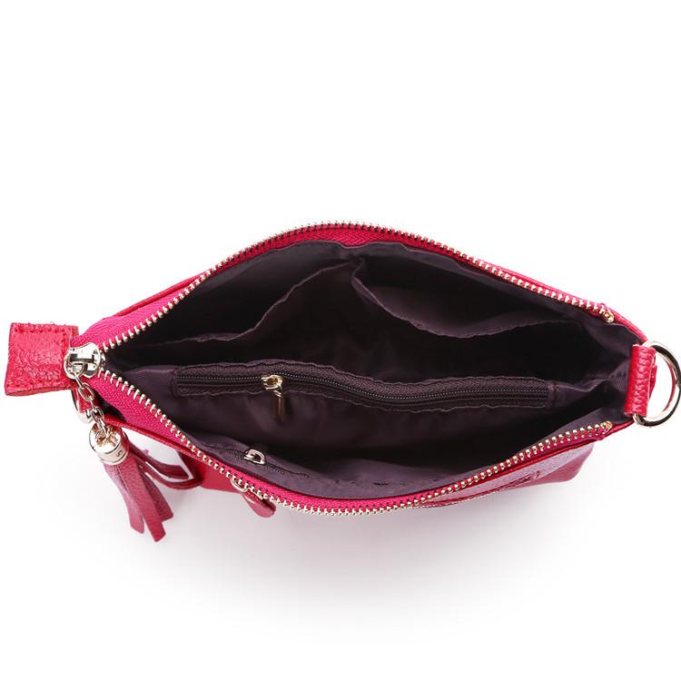 Dámská velkokapacitní kabelka a crossbody taška z pravé kůže v korejském stylu