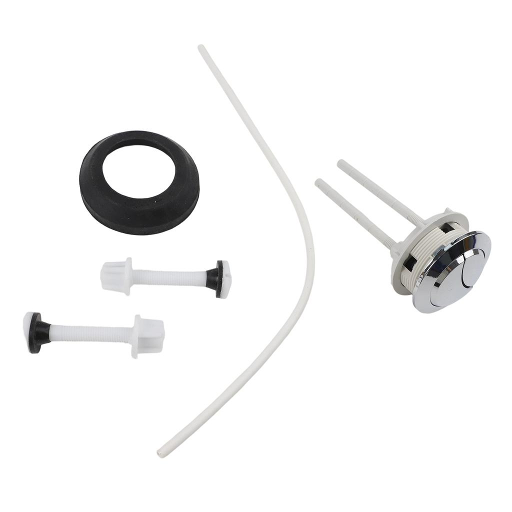Toilet Flush System Replacement Kit with Dual Flush Mechanism Adjustable Valve