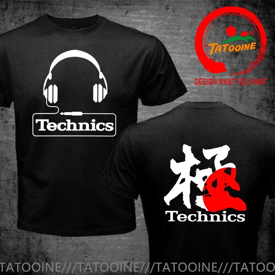 Funny Design Yin Yang Taichi Real Djs Matter Technics Headphone Dj Back Shirt Unisex Fashion Trendy Casual Clothing Stylish Tops
