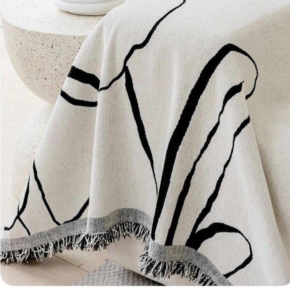 Floral Chenille Sofa Cover Modern Couch Blanket Universal Slipcover for Living Room Decor 1/2/3/4 Seats