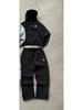European & American Embroidered Hip Hop Zipper Sweatpants - Men's and Women's Casual Long Pants
