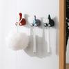 Non-stick Adhesive Toothbrush Razor Cord Hanger Wall Hook Animal Hanger
