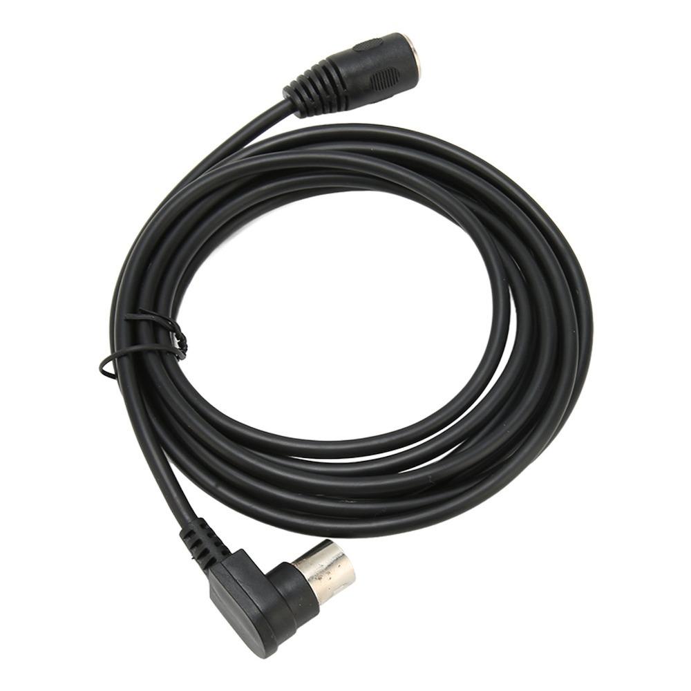 Flexible 5 Pin DIN Male To Female Adapter Cable Plug and Play Right Angle Adapter  Synthesizer