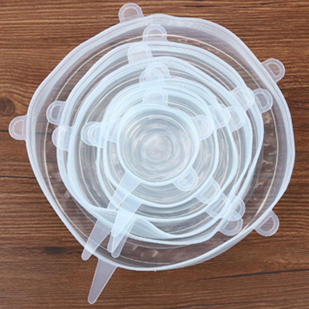 Food Grade Silicone Sresh-Keeping Cover Stretched Fruit Plastic Wrap Bowl Cover