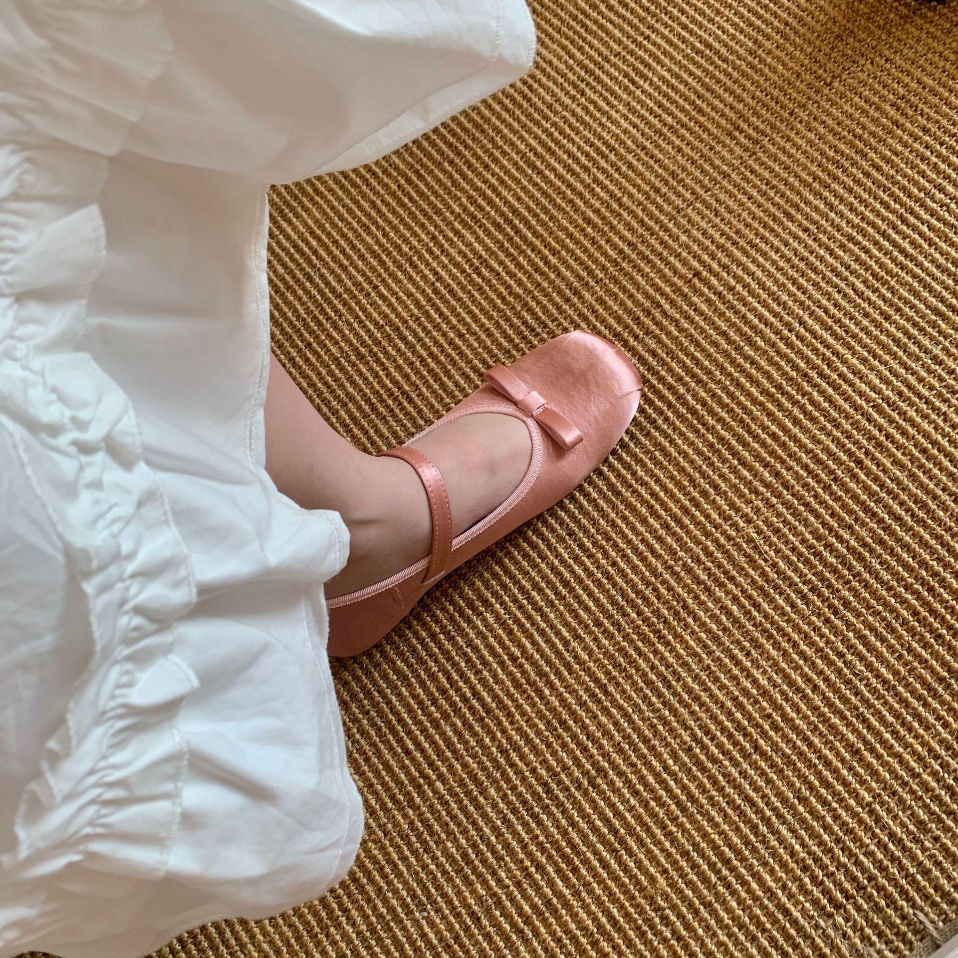 

French square head with Mary Jane shoes women s 2025 new versatile shallow mouth single shoes late evening temperament women s shoes 39