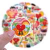50 Sheets Bad Bunny Graffiti Stickers for DIY Notebook & Skateboard Decoration