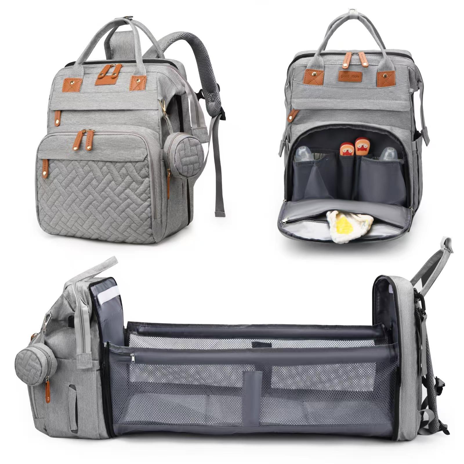 

Новая сумка для мамы Горячая распродажа Сумка для матери и ребенка Рюкзак большой вместимости Легкий Выходная сумка Сумка для подгузников для ребенка Сумка для мамы