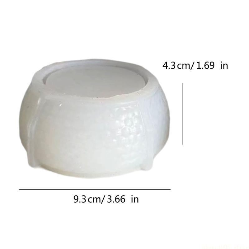 QX2E Vases Molds Weaving Basket Flower Pots Silicone Mould Castings Molds