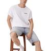 Levis Comfortable Loose Letter Print Casual Round Neck Short Sleeve T-Shirt Men Tops White 002XG-0000
