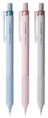 Tombow Pencil Mechanical Pencil MONO Graph Light Grayish Grayish Grayish Brown 1 Each Set 0.5mm DPA-122 Blue, Pink, 3-piece