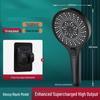 Shengbei Black 3-Mode Pressurized Faucet Shower Head Set