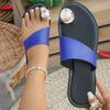Fashion 2025 New Women Slippers Casual Beach Fashion Flip Flop Walking Shoes Summer Flat Sandals Clip Toe Roman Slippers Slides Women