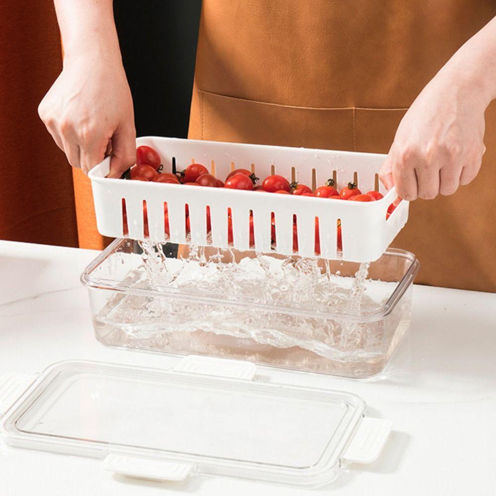 Removable Food Storage Containers with Lids Fresh-keeping Box Refrigerator Storage Box  Freezer