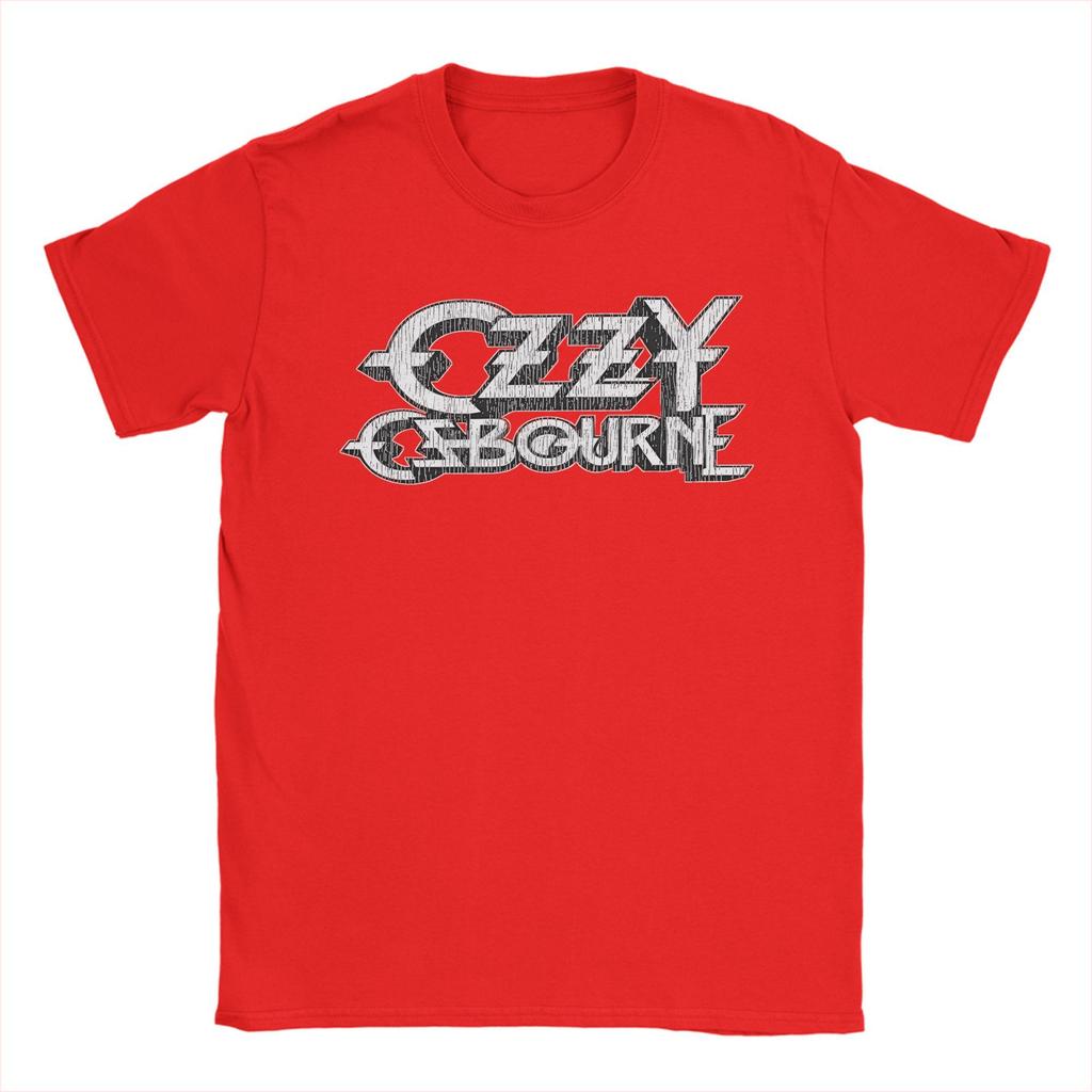 Ozzy Osbourne T-Shirt Men  Funny Cotton Tees Round Neck Short Sleeve T Shirt Printing Tops