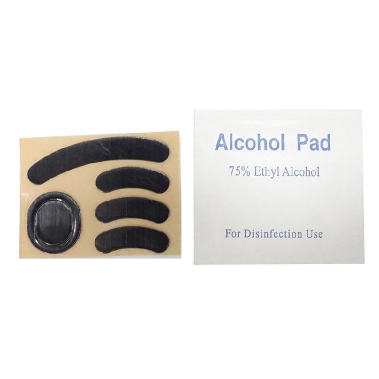 

1Set Mouse Feet for GPro Wireless Mouse Replacement Mouse Feet Glides Curved Edges Mouse Feet Sticker чорний