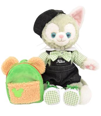 Teddybär Versandhandel Alice Gelatoni Kleidung Verkleidungskostüm Jeans-Overall mit flauschigem Rucksack Kein Körper für Größe S