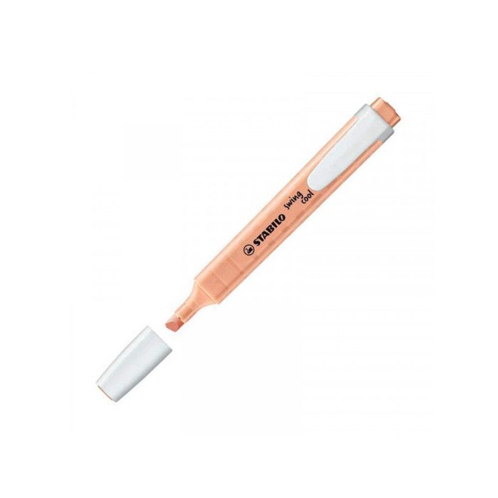 Surligneur - swing - pochette de 4 - couleurs pastel - clip pratique - technologie anti-dessèchement