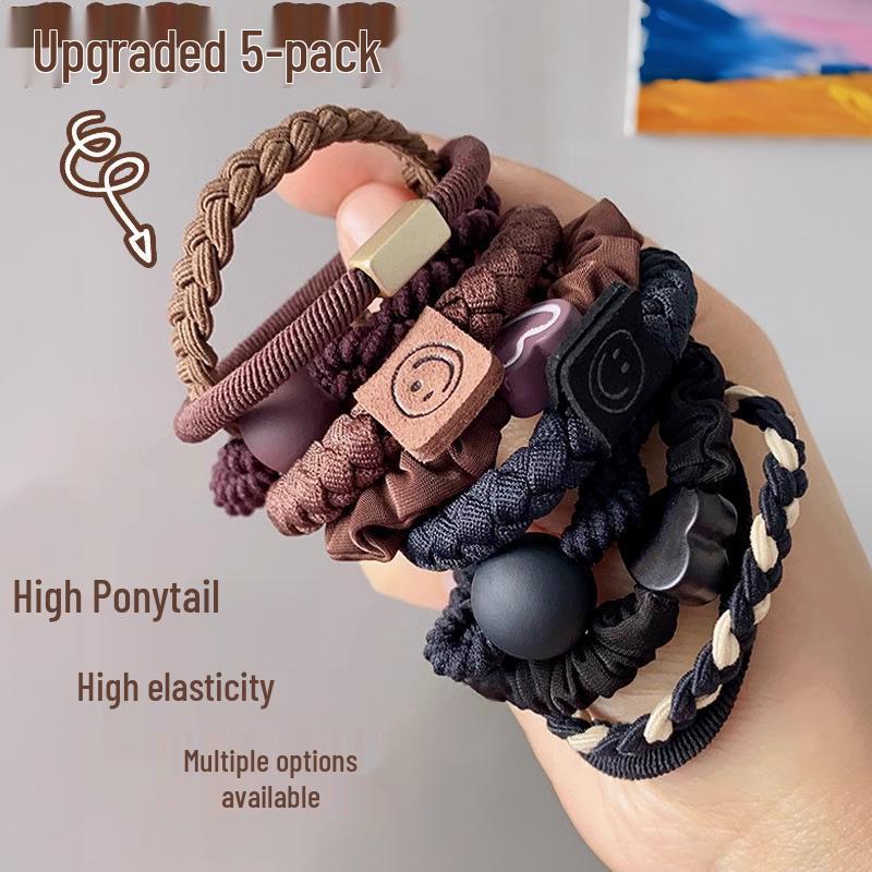 High-Elasticity Women's Hairband: 2024 Style - Durable, Elegant Hair Ring for Simple High Ponytails