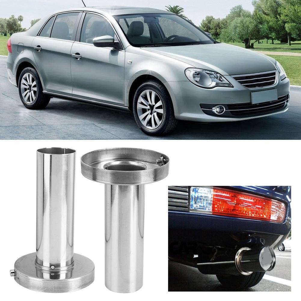 Car Modification Accessories Universal Stainless Steel Removable Muffler Silencer (4.5in)