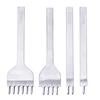 4 stuks Prong Leather Craft Tool Diy Leather Tools Hole Punches Stitching voor Leather Belt Punch Tools