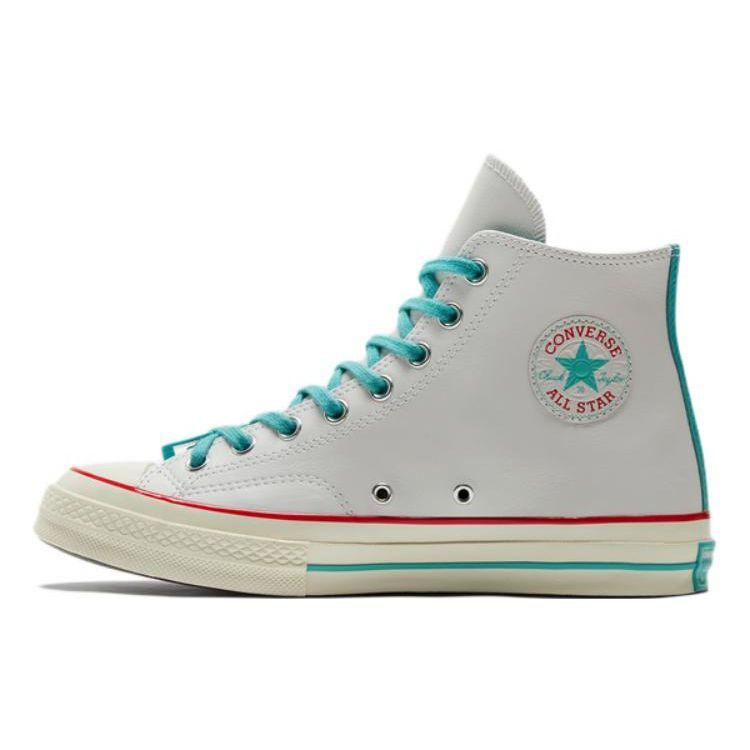 Converse Chuck Taylor All Star 1970s Leather Versatile High-Top Sneakers Unisex Sneakers White 173202C