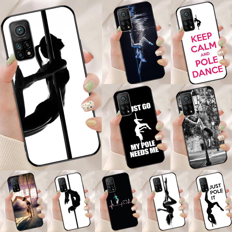 Pole Dance Dancing Fitness Cover For Xiaomi 15 Ultra 13 14 11T 12T 13T 14T Pro POCO X7 Pro X3 X5 X6 M6 F5 F6 Pro Case