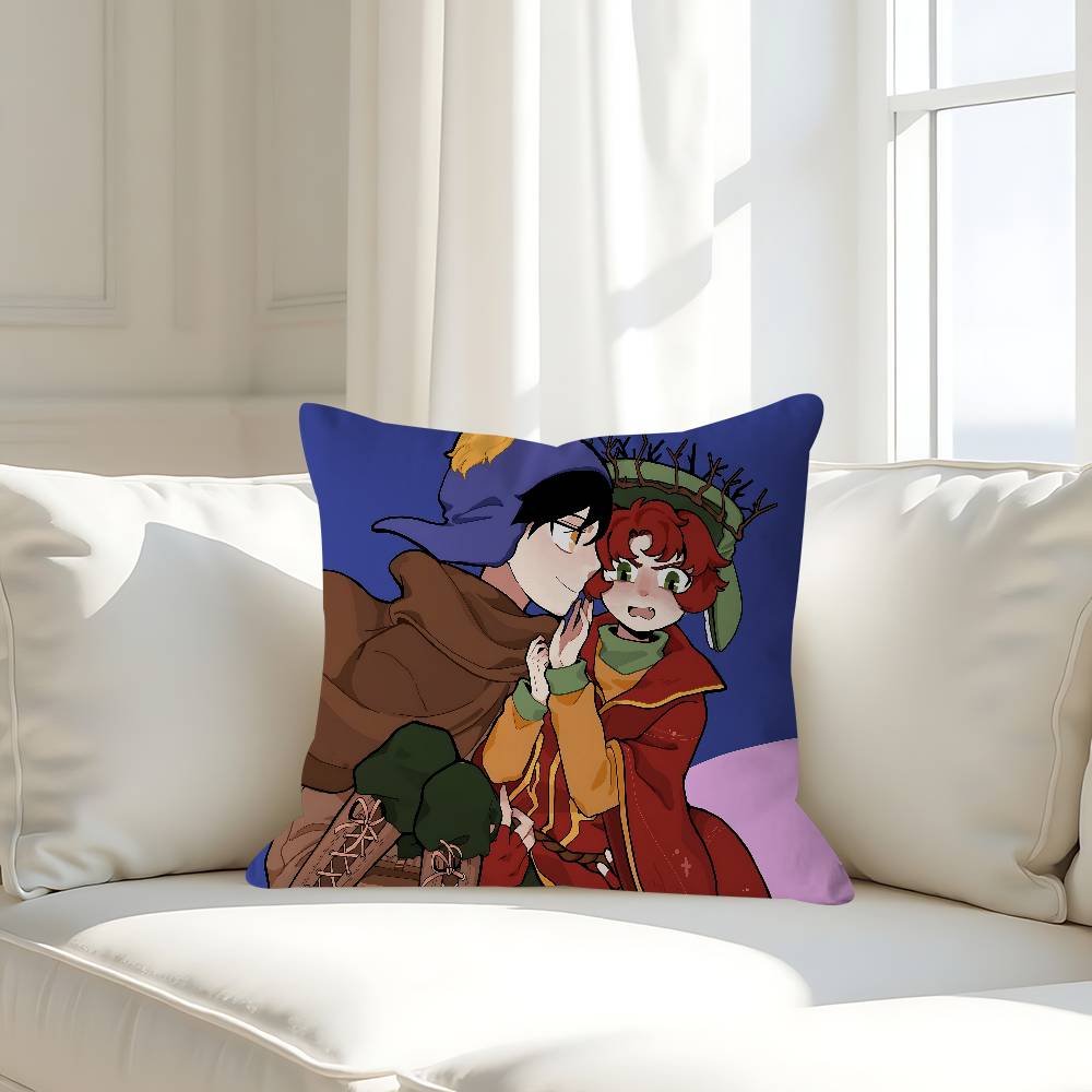South Park K-Kyle Broflovski Kissenbezug Abnehmbarer Waschbarer Kissenbezug – Ganzjährig Weiches Leinen