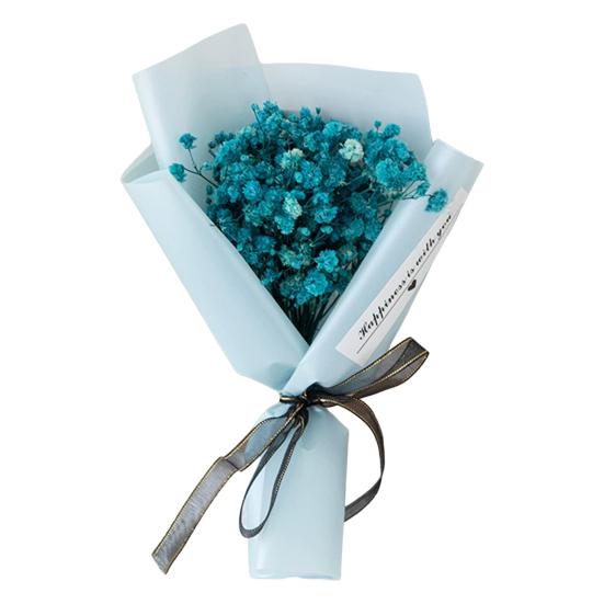 

Mini Dried Flower Baby s Breath Bouquet Aromatherapy Soap Rose Flower Arrangement Scented Gift for Women Car Interior Decor I