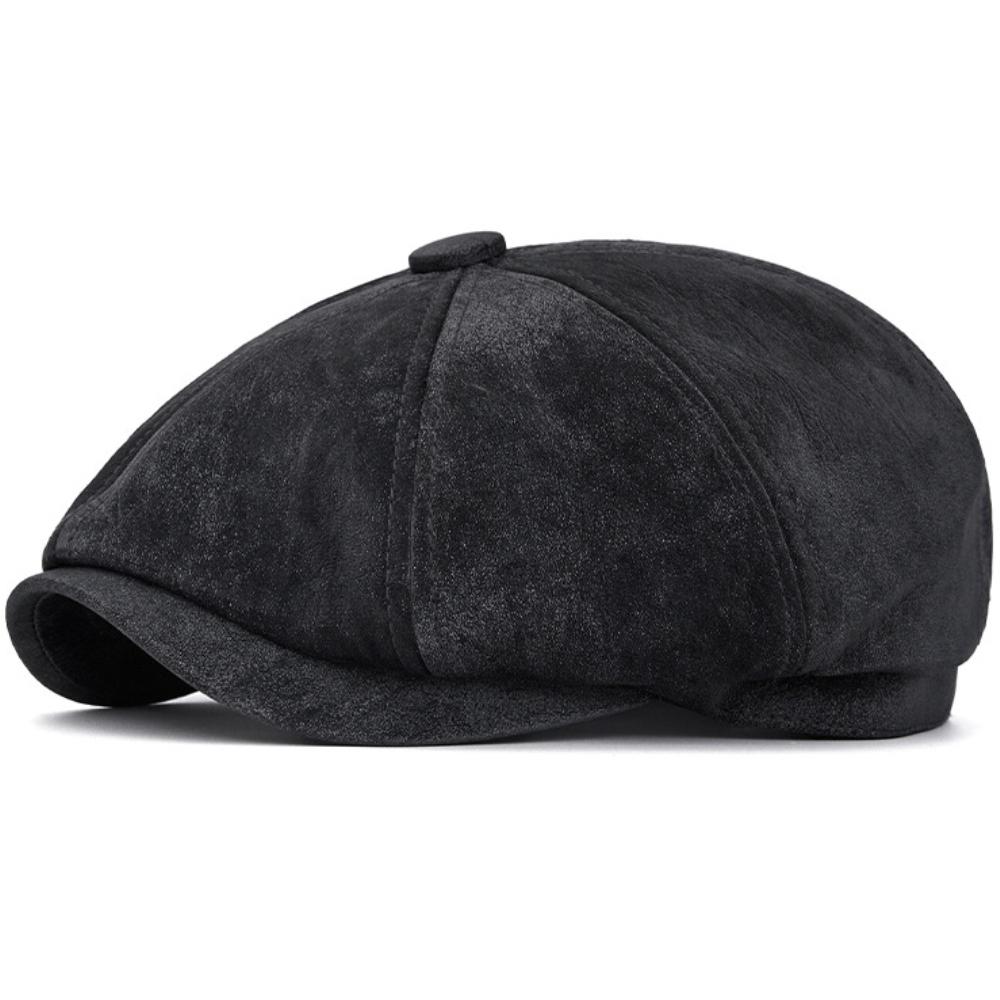 HT4969 Beret New High Quality Autumn Winter Hats for Men Women Artist Painter Beret Hat Male Female Flat Cap Octagonal Beret Cap