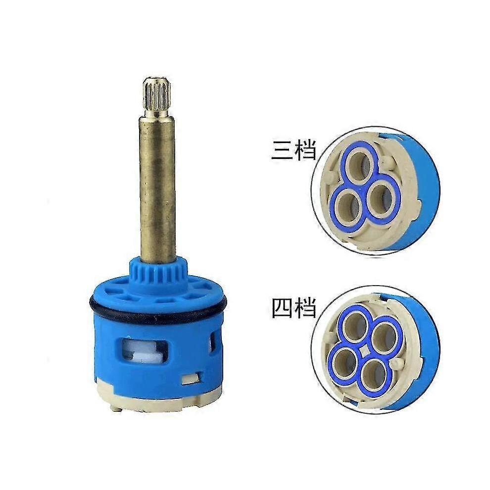 (33mm Dia. 3P 85mm L) 1pc Watersaving Replacement Ceramic Spool Water Mixer Shower Room Faucet Cartridge Tap Replace Valve Kitchen Bathroom Accessorie