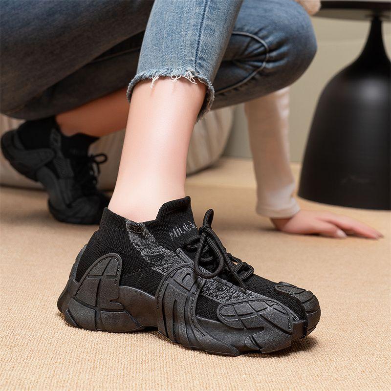 Summer Breathable Fly-woven Women's Shoes Versatile Soft Sole Ultra-light Casual Sports Shoes Running Shoes