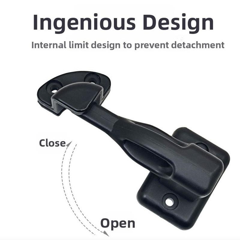 Rostfreie und wasserdichte Nylon-Schranktürschnallen für Wohnmobil- und Yachtschranktüren Riegel mit Drehverschluss