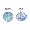 Transparent Two-Color Meander Glass Beads for DIY Bracelet Making