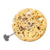 8N24 Watch Movement Golden Alloy Automatic Hollow Out Watch Replacement Movement Part