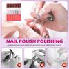 Nail Drill Bits Set of 2, Professional Nail Art Tools Set, Mini Sanding Bands for Manicure Salon, Drill Bits, Sanding Bands for Salons (COLOR:12 Pcs)