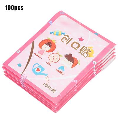 100Pcs Cute Cartoon Breathable Bandage Band Aid First Aid Waterproof Wound Dressing Patch
