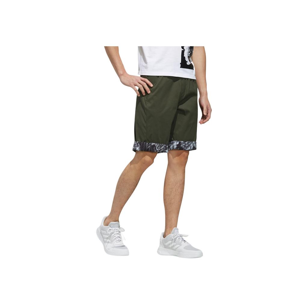 adidas Neo Running Training Casual Shorts Men Shorts Green FH6630