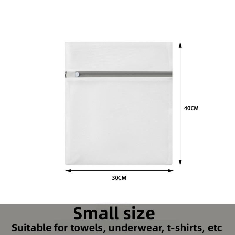 

Household Fine Mesh Laundry Bag Clothes Cleaning Organizer Pouch Reusable Washing Machines Mesh Polyester Laundry Organizer Bag