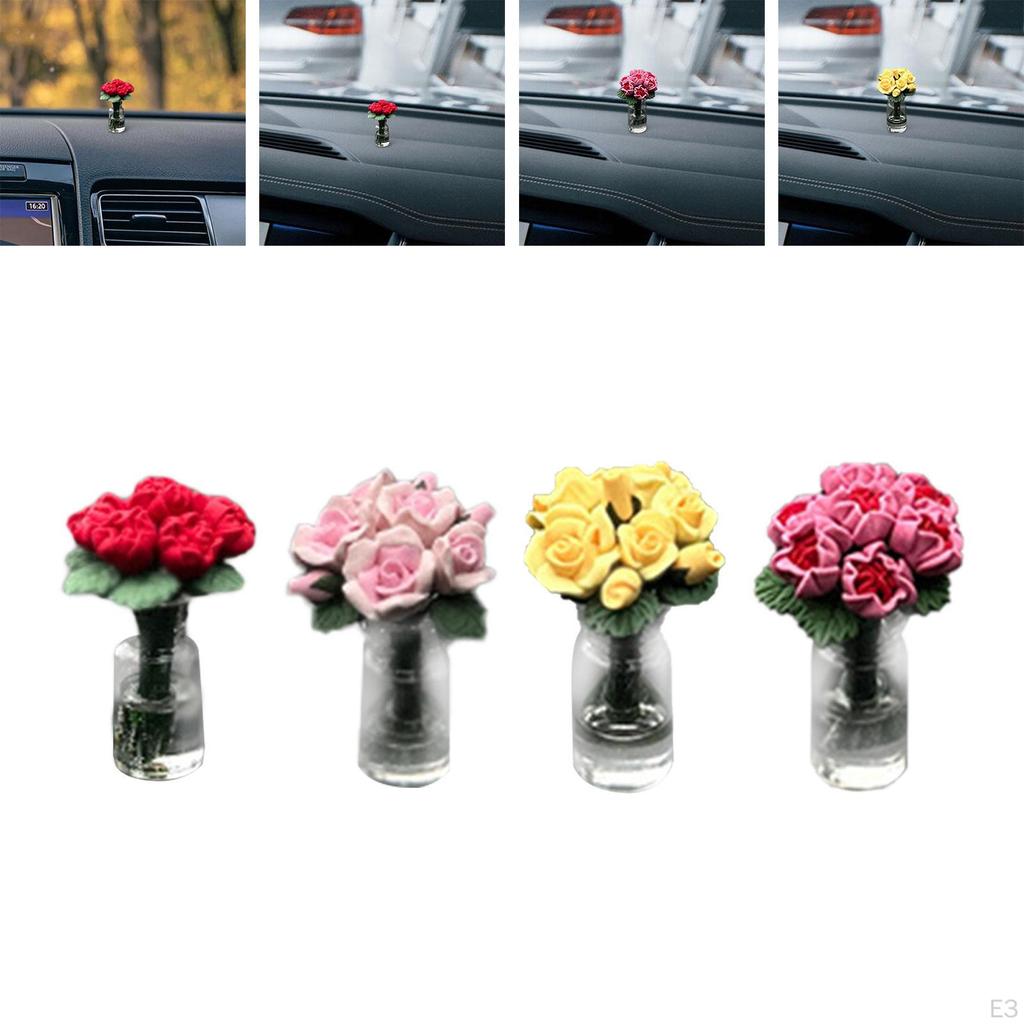 Car Dashboard Miniature Garden Decor for Home And Office