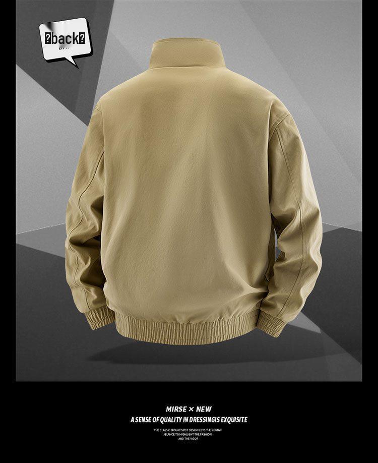 Men's Lightweight Spring/Autumn Jacket - Casual, Breathable Outdoor Sportswear for Middle-Aged and Older Dads