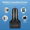 75W 6 Ports Car Charger Quick Charge 3.0 15A USB Charger For iPhone 1411 Pro Samsung Xiaomi Huawei Mobile Phone Charger