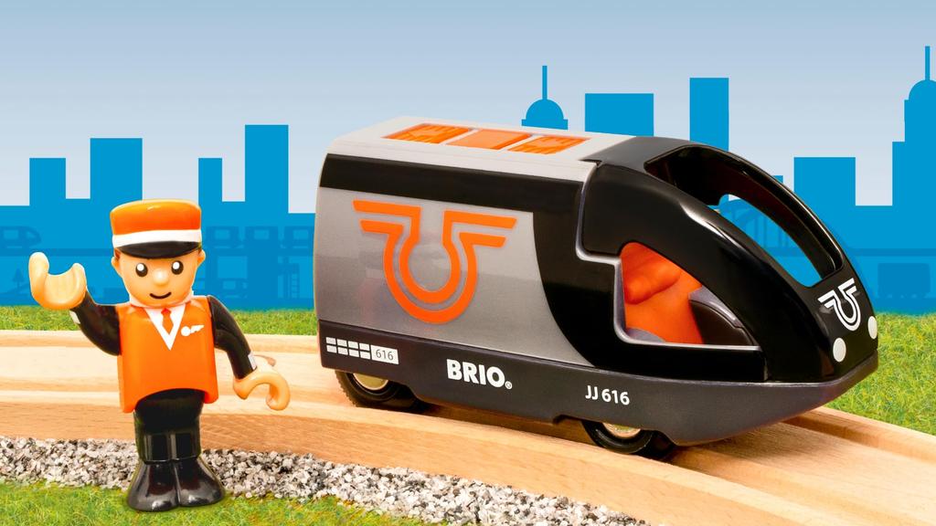 Brio Power Travel Engine for Ages 3 and Wooden Gift 36047, Up. [Toy, Toy, Locomotive, Car, (Birthday/Christmas)]