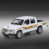 Miniatures 1/32 Toyota Hilux Off Road Pickup Truck Alloy Diecast Model Sound & Light Pull Back Toy Birthday Present for Children