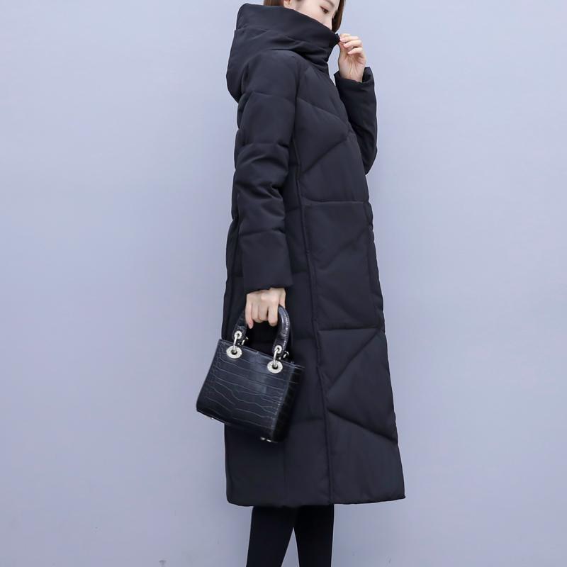 Plus Size Women's Long Jacket Winter Overcoat Fashion Loose Thick Warm Winter Coat Woman Parkas Hooded